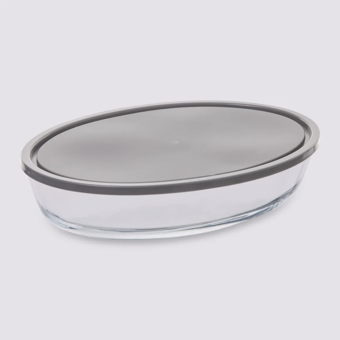 Plat ovale avec couvercle 30x21cm