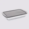 Plat rectangulaire avec couvercle 29x18cm