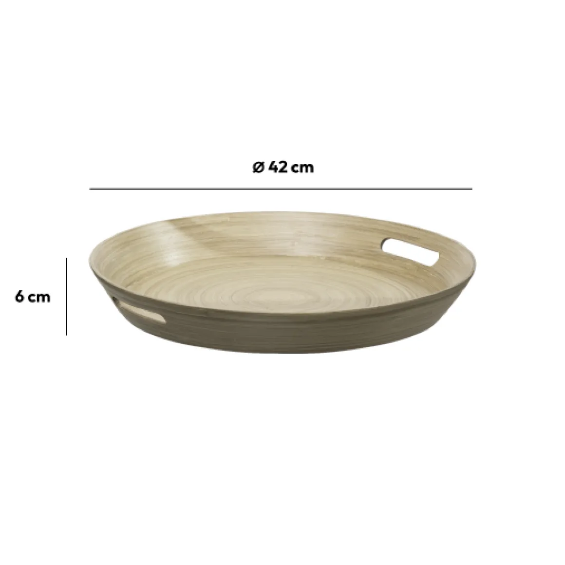 Plateau bambou 42cm
