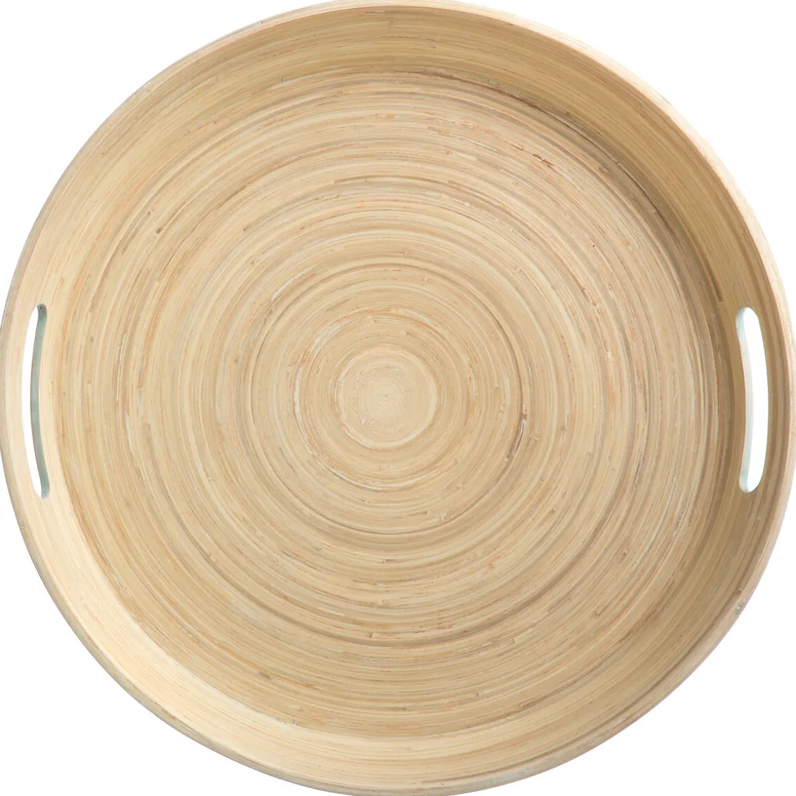 Plateau bambou 42cm, Blanc