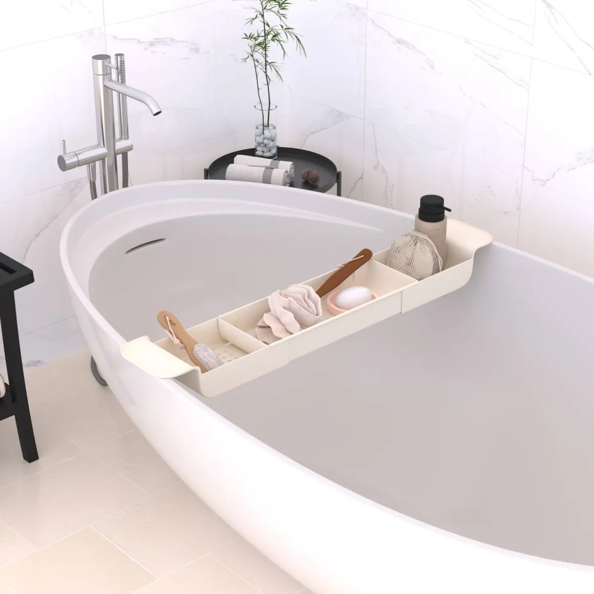 Plateau de bain, Gris