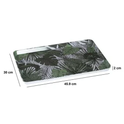 Plateau rectangle 45x30 cm, Jungle