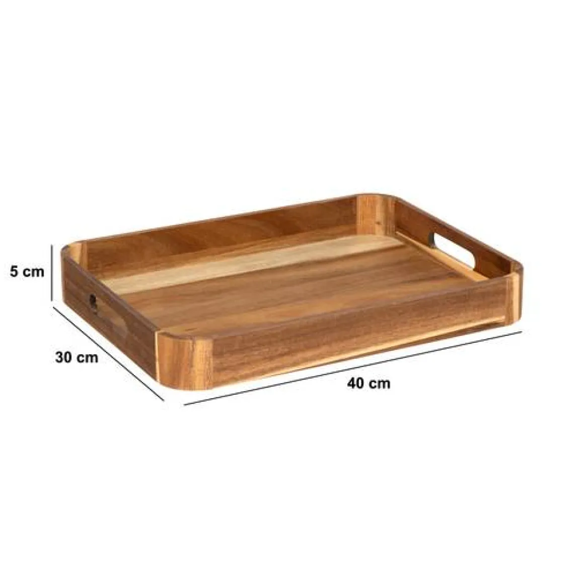 Plateau rectangulaire, 40x30 cm