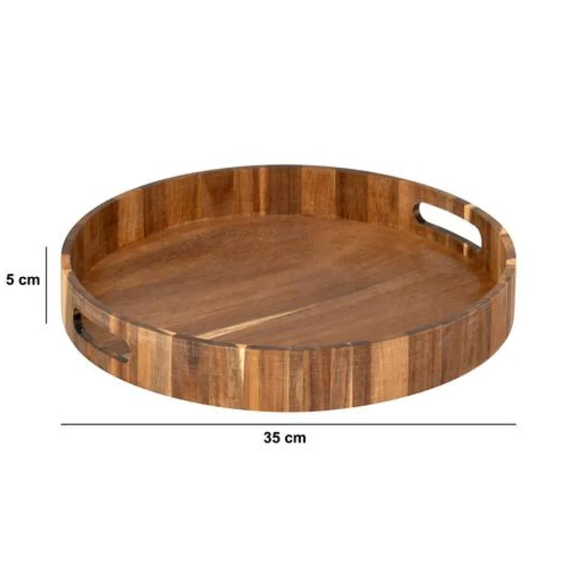 Plateau rond, D.35 cm