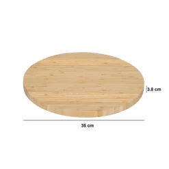 Plateau tournant D.35cm, Bambou