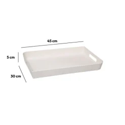 Plateau 45x30 cm, Blanc