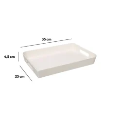 Plateau 35x25 cm, Blanc
