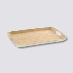 Plateau 38x26cm, Effet bambou