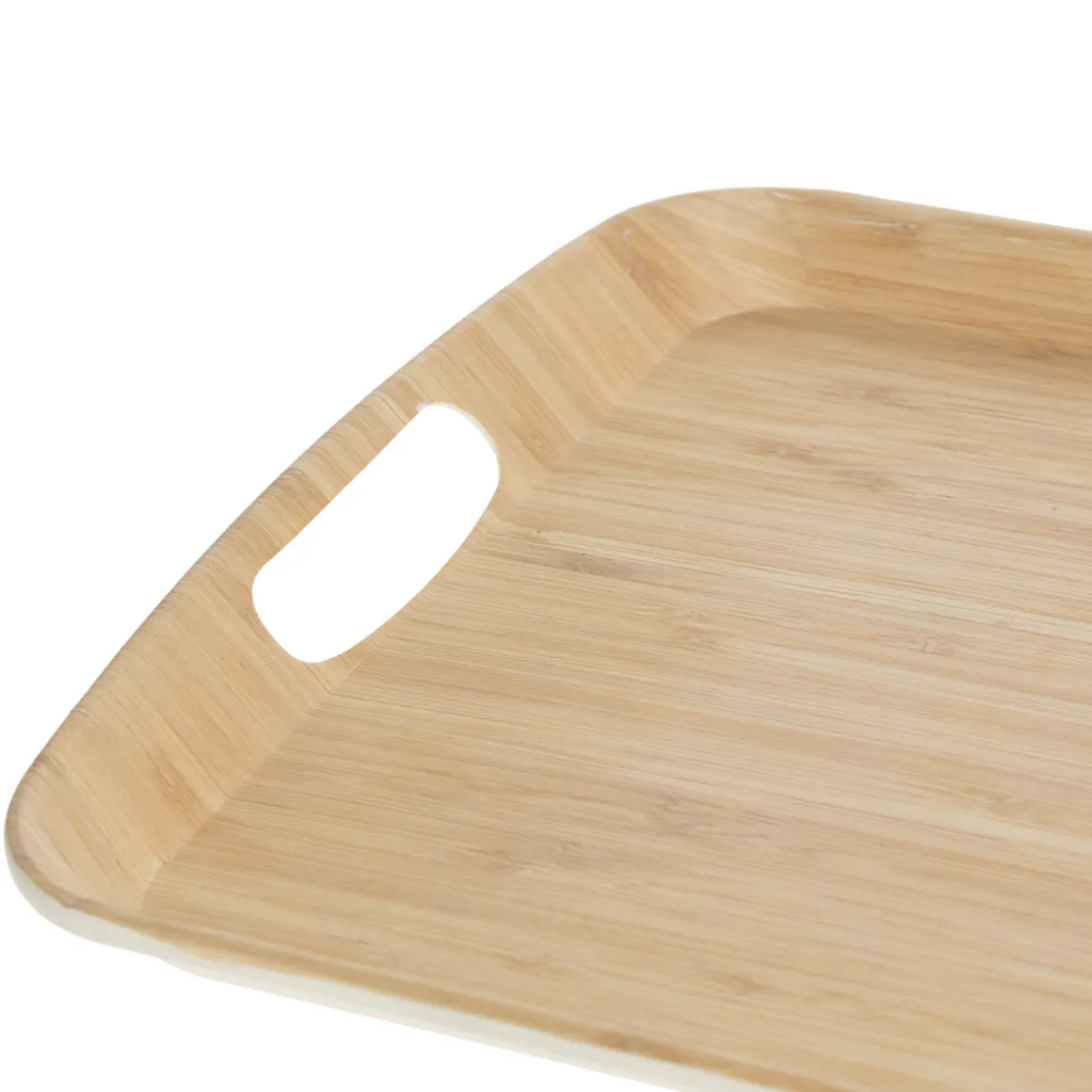 Plateau 38x26cm, Effet bambou