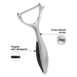 Éplucheur rasoir, Zinc