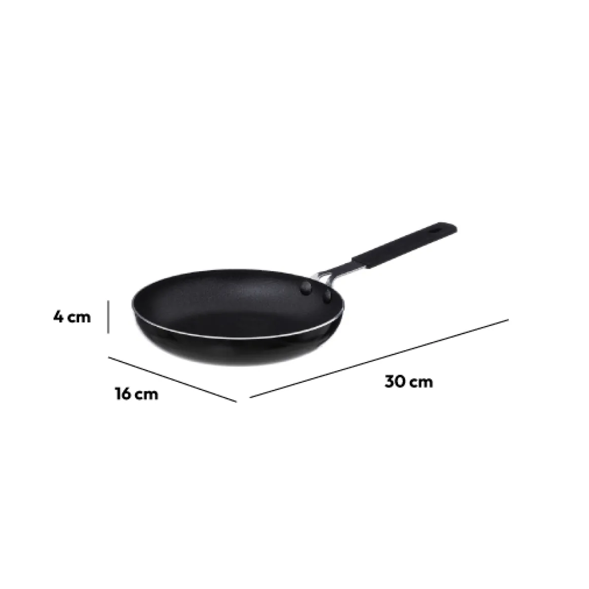 Poêle à oeufs aluminum, 16 cm