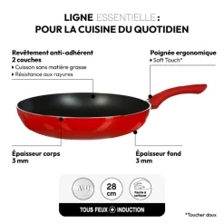 Poêle Aluminium, 28 cm
