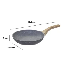 Poêle Aluminium forgé, 24 cm