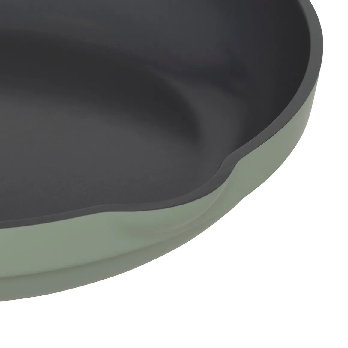 Poêle aluminium forgé 24 cm, Vert