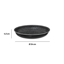 Poêle Aluminium pressé, 24 cm