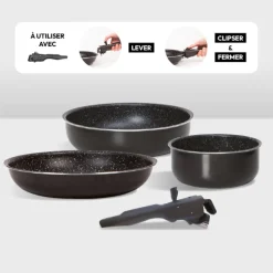 Poêle Aluminium pressé, 24 cm