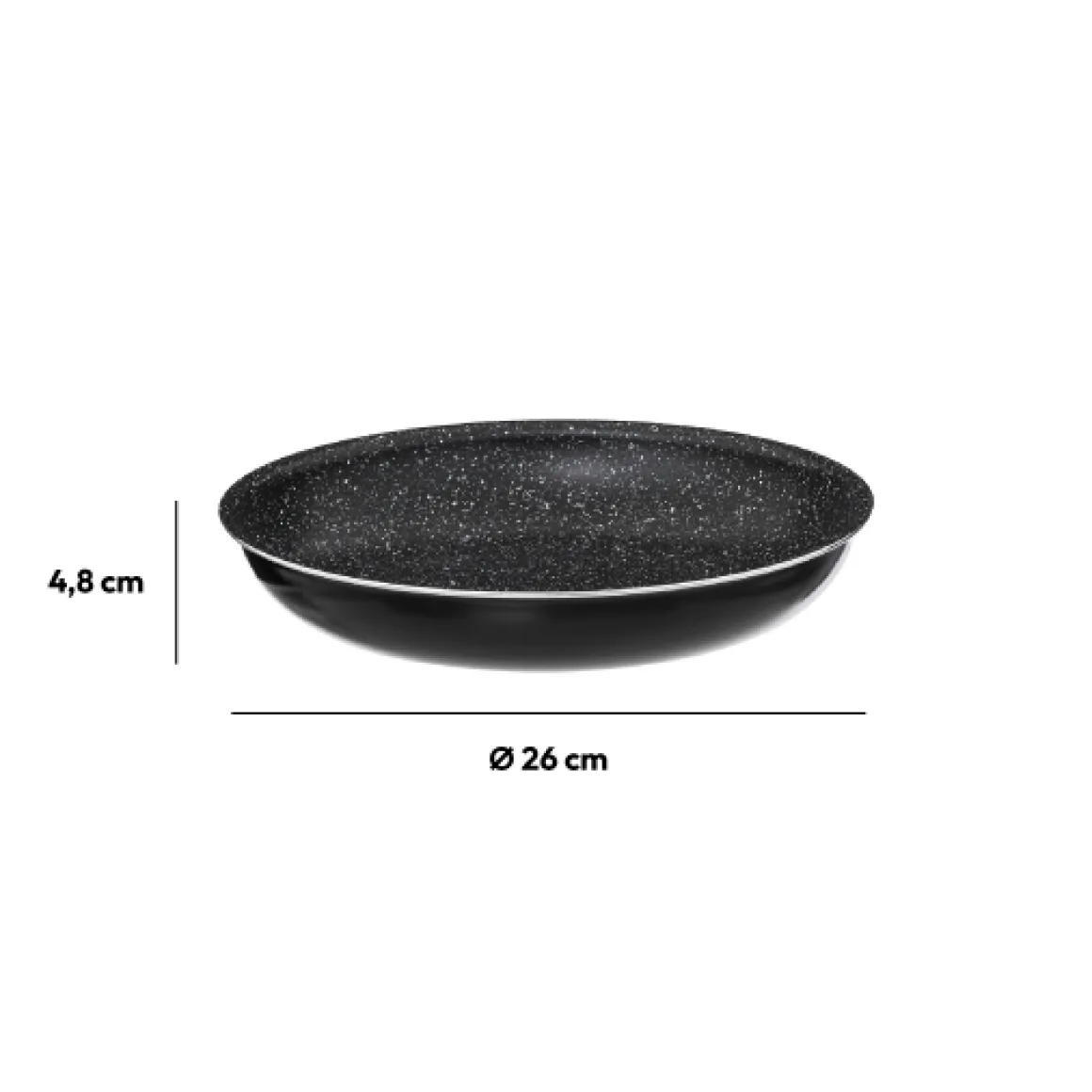 Poêle Aluminium pressé, 26 cm