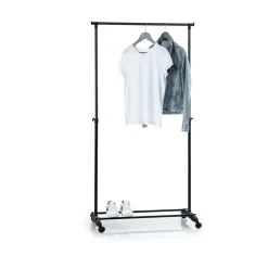Portant à vêtement extensible à roulettes
