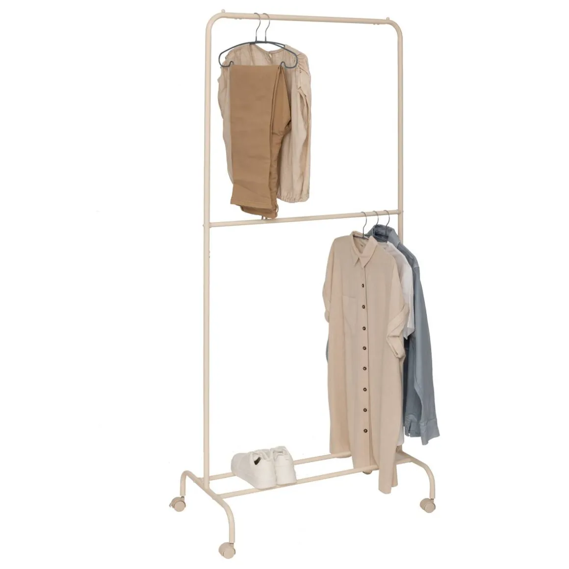 Portant à vêtements, Argile