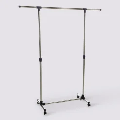 Portant à vêtements simple inox