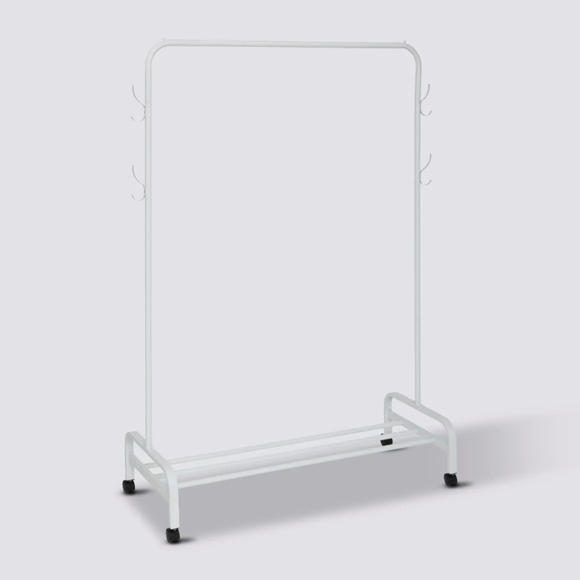Portant à vêtements 180x118cm, Blanc
