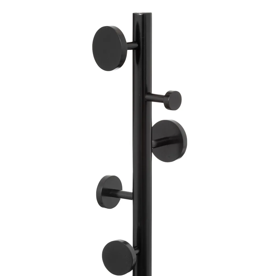Porte manteau 8 crochets bois, Noir