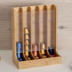 Porte-capsules, Bambou