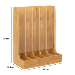 Porte-capsules, Bambou