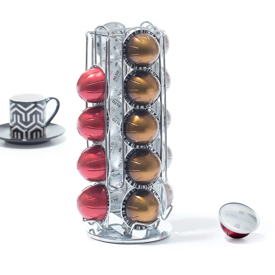 Porte-capsules rotatif x20