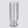 Porte-capsules rotatif x24, Chromé