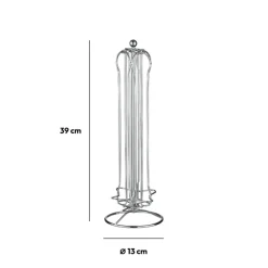 Porte-capsules rotatif x36, Chromé