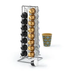 Porte-capsules x32, Chromé