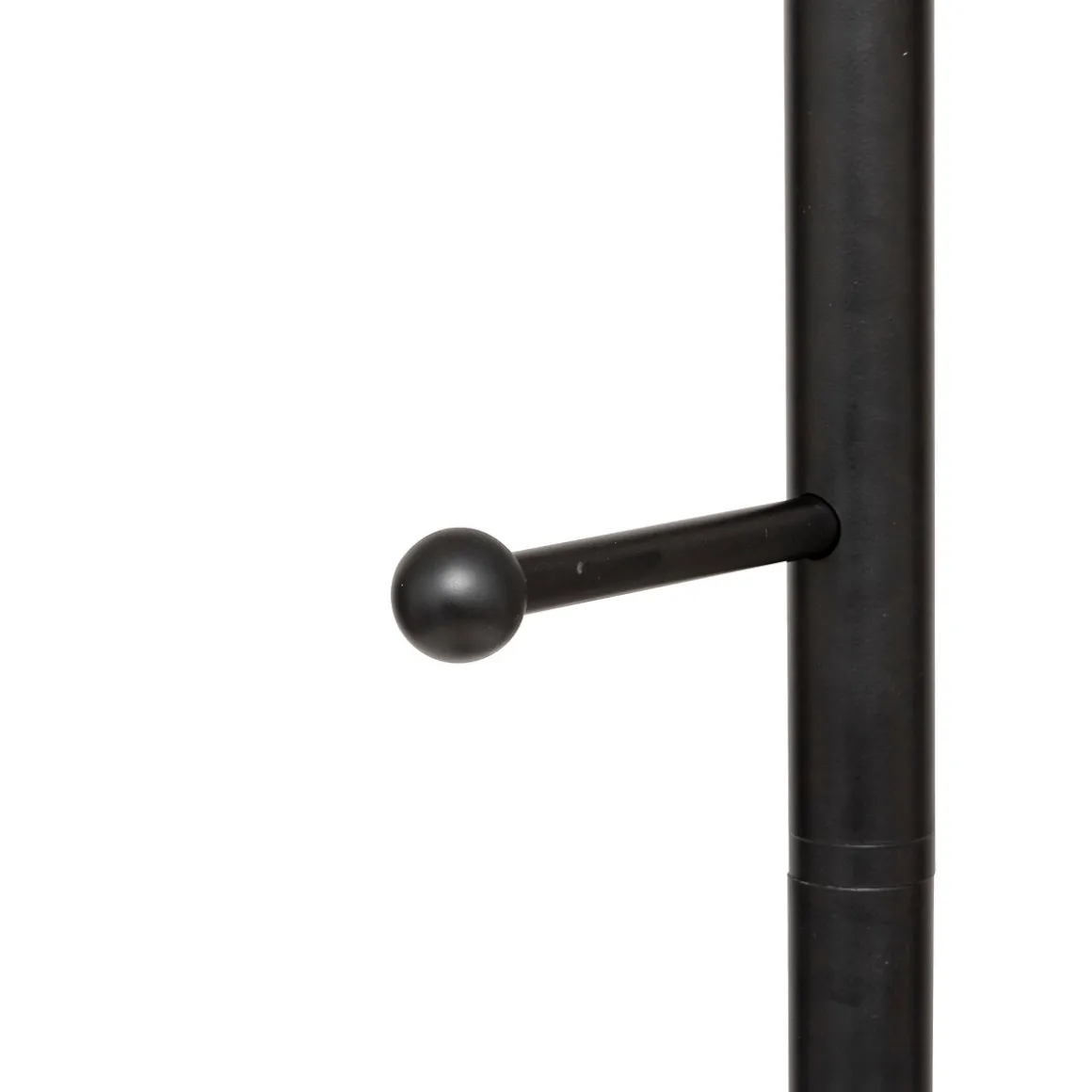 Porte-manteaux 8 crochets 173cm, Noir
