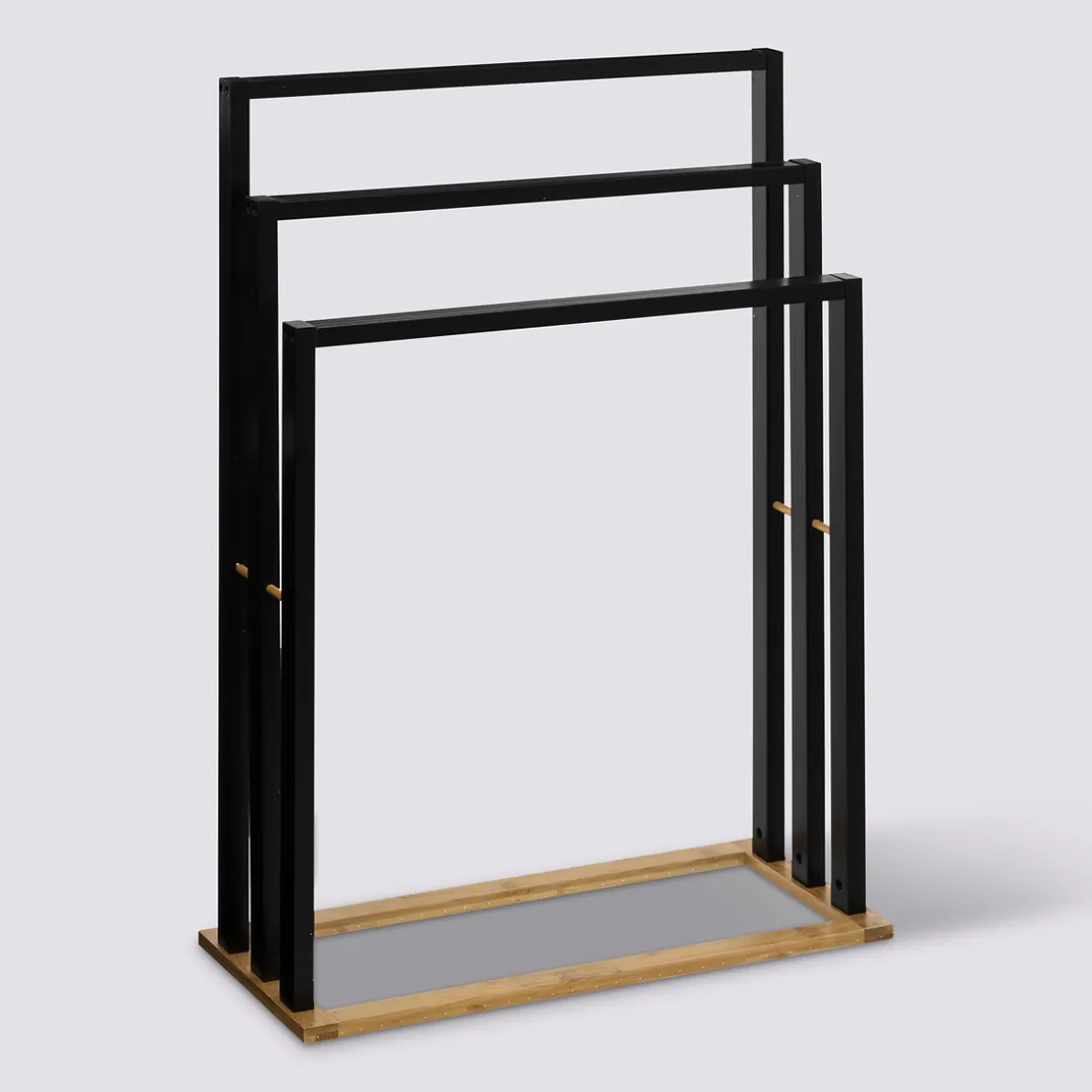 Porte-serviettes sur pieds, Noir