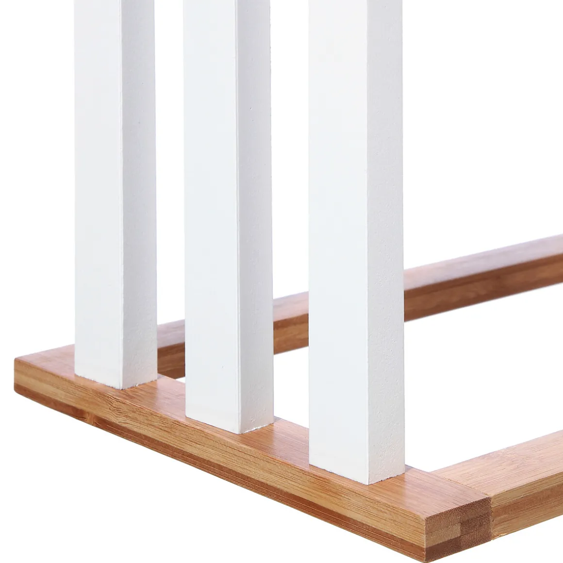 Porte-serviettes sur pieds, Blanc