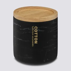 Pot à cotons, Noir