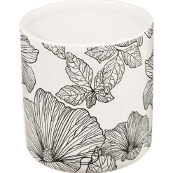 Pot à cotons, Noir et Blanc