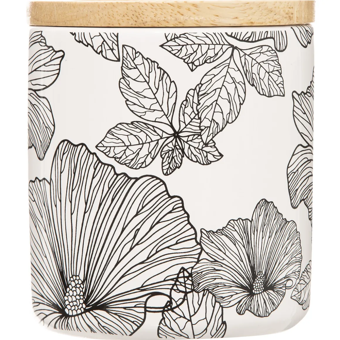 Pot à cotons, Noir et Blanc