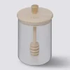 Pot à miel avec couvercle bois, 0,4L