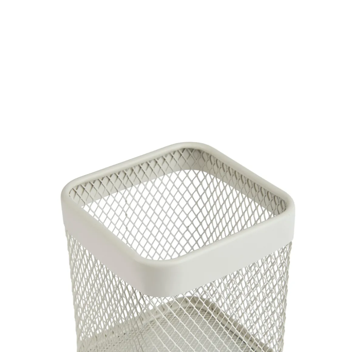 Pot à ustensiles métal, Beige