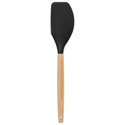 Pot métal à ustensiles avec 7 accessoires, Noir