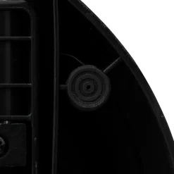 Poubelle à pédale métal 30L, Noir Ariane