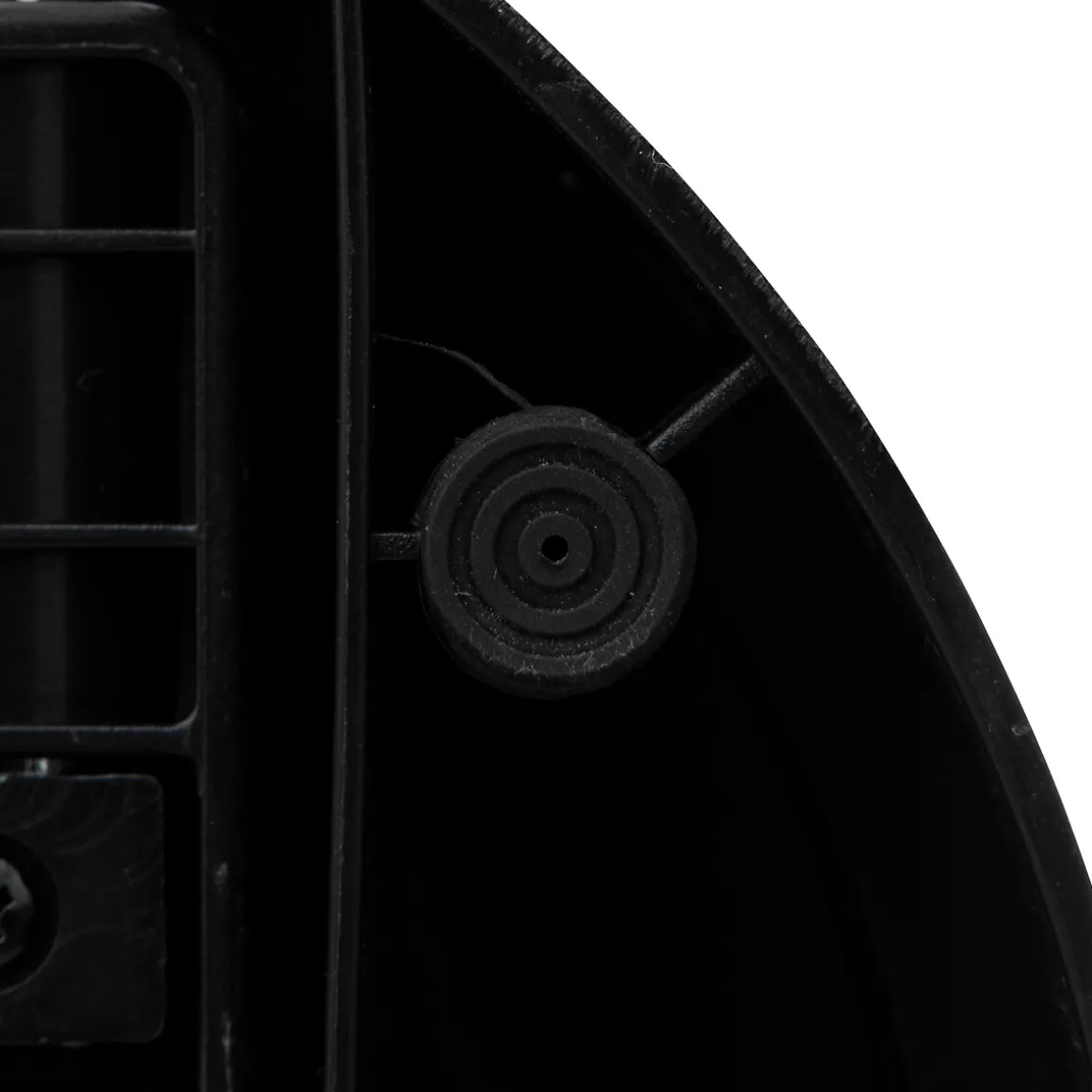 Poubelle à pédale métal 30L, Noir Ariane