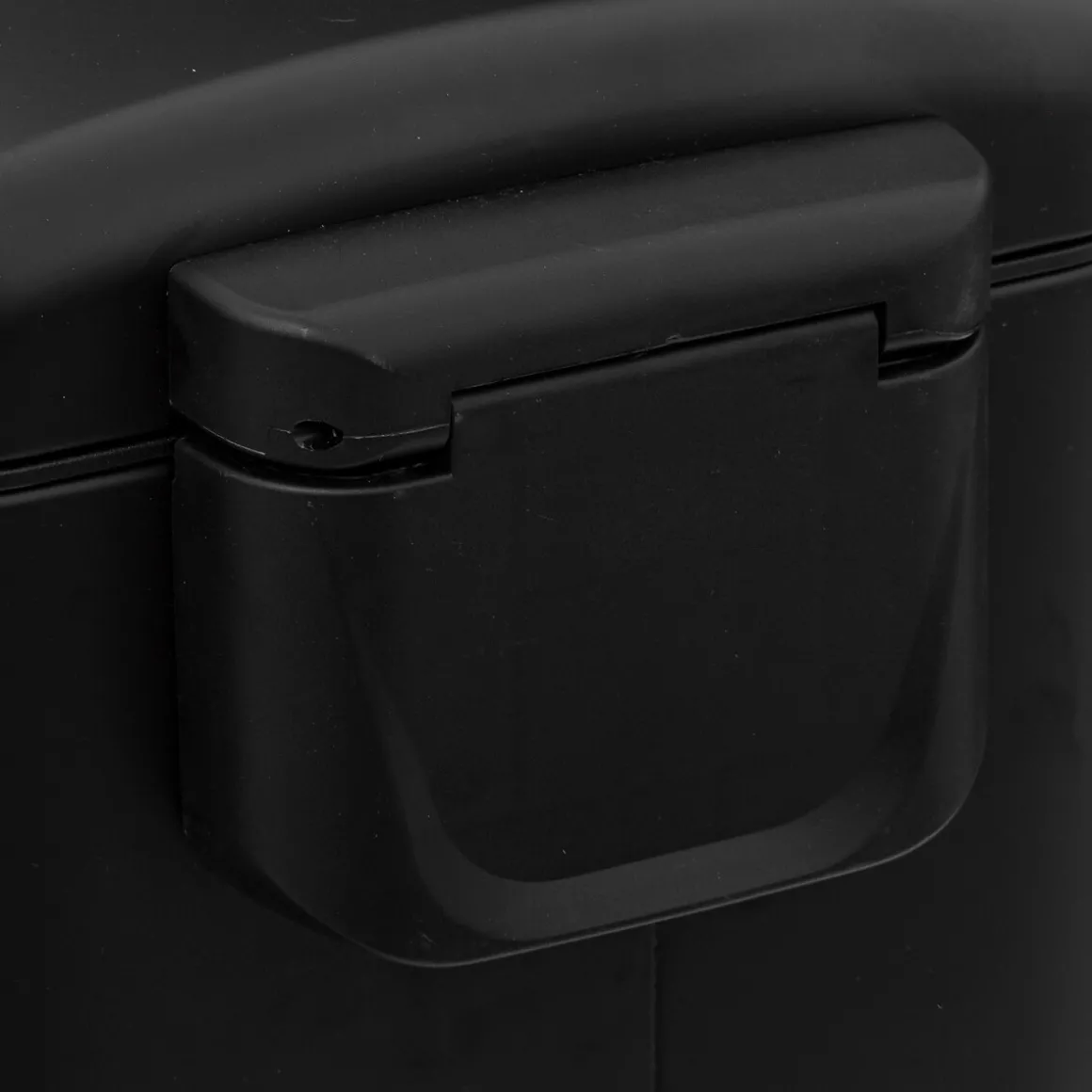 Poubelle à pédale métal 30L, Noir Ariane
