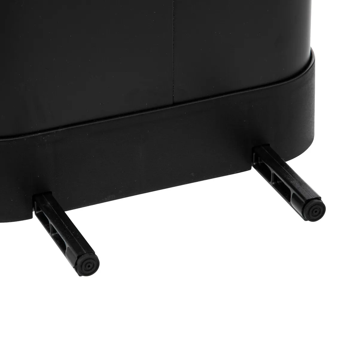 Poubelle à pédale métal 30L, Noir Ariane
