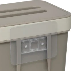 Poubelle compost plastique 5L, Taupe