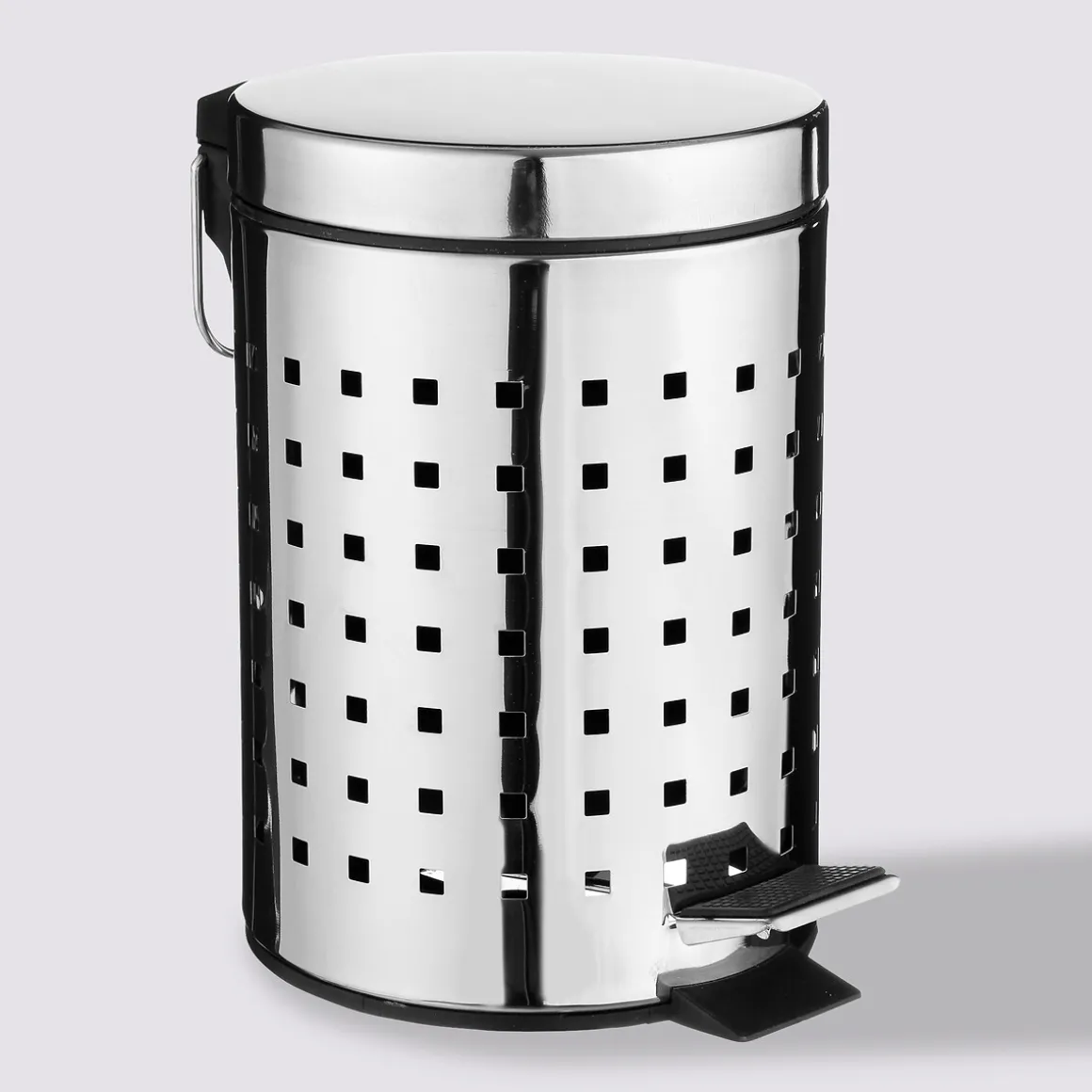 Poubelle cube inox 3L