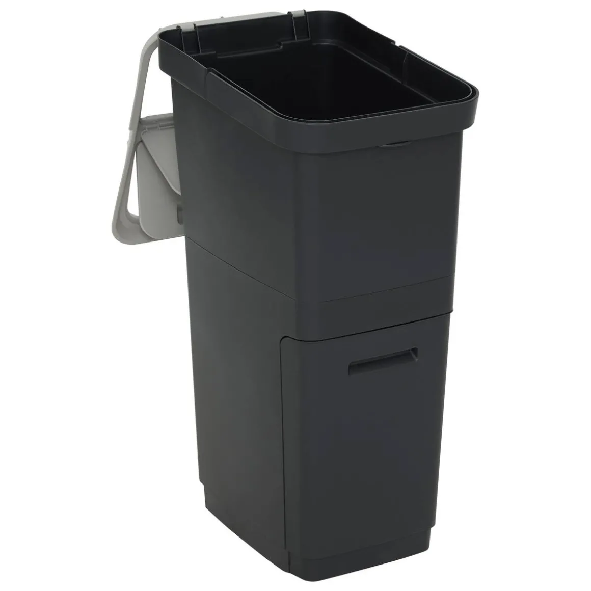 Poubelle de recyclage, 36L, Noir