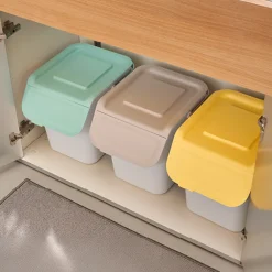 Poubelle de tri sélectif empilable en plastique 20L