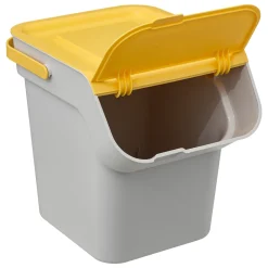 Poubelle de tri sélectif empilable en plastique 20L